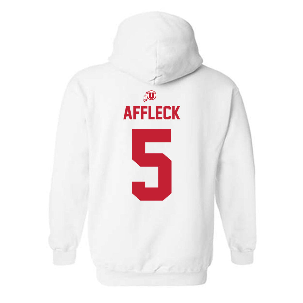 Utah - NCAA Women's Soccer : Abby Affleck - Classic Shersey Hooded Sweatshirt-1