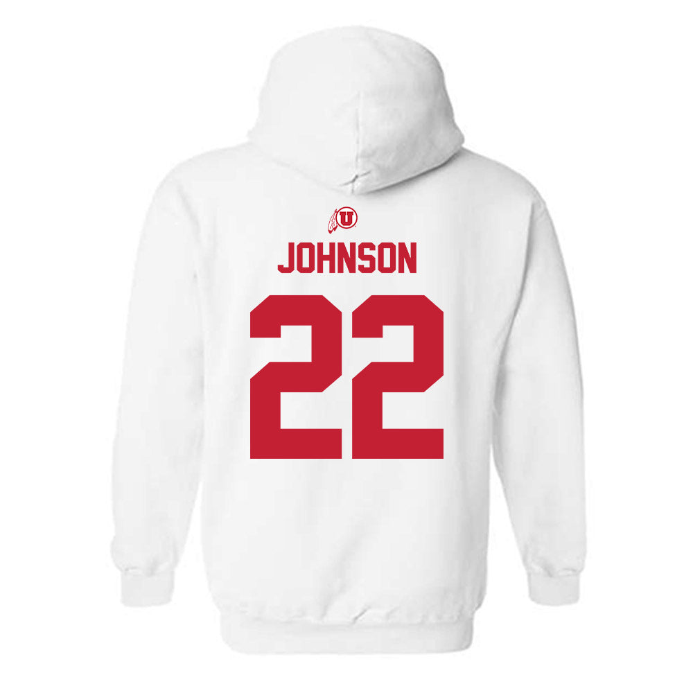 Utah - NCAA Women's Basketball : Jenna Johnson - Hooded Sweatshirt