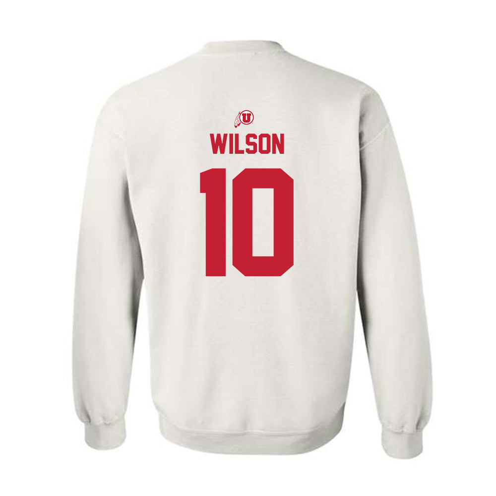 Utah - NCAA Softball : Danika Wilson - Classic Shersey Crewneck Sweatshirt-1