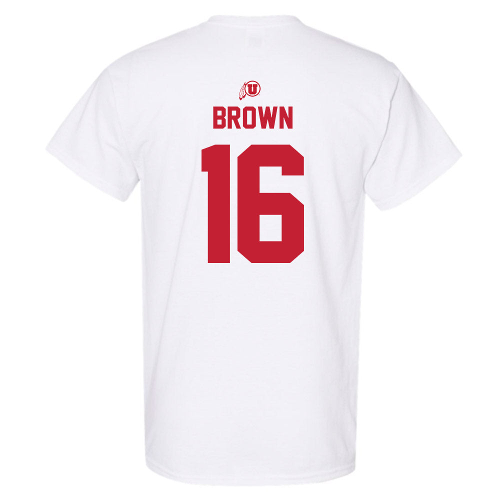 Utah - NCAA Women's Soccer : Courtney Brown - T-Shirt