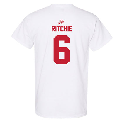 Utah - NCAA Football : Nate Ritchie - Classic Shersey T-Shirt-1