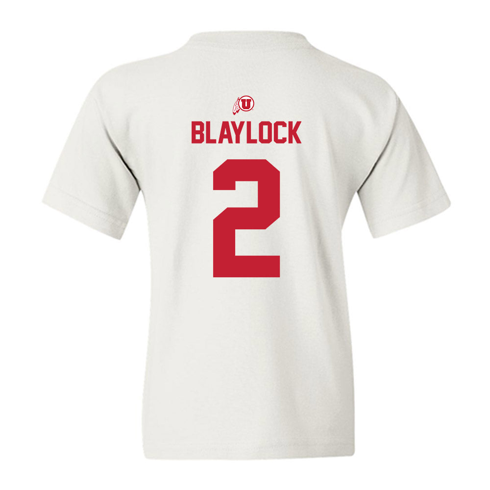 Utah - NCAA Women's Soccer : Callie Blaylock - Classic Shersey Youth T-Shirt-1
