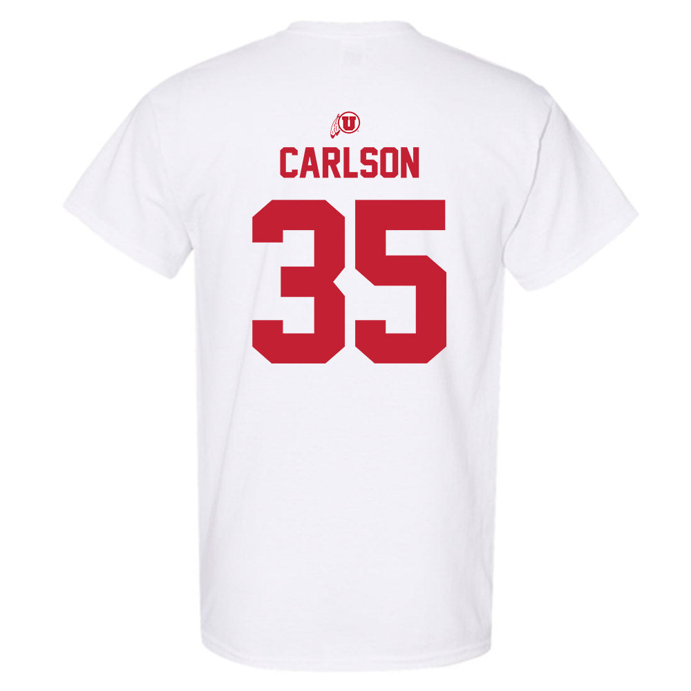 Utah - NCAA Men's Basketball : Branden Carlson - T-Shirt