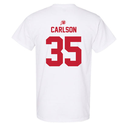 Utah - NCAA Men's Basketball : Branden Carlson - T-Shirt