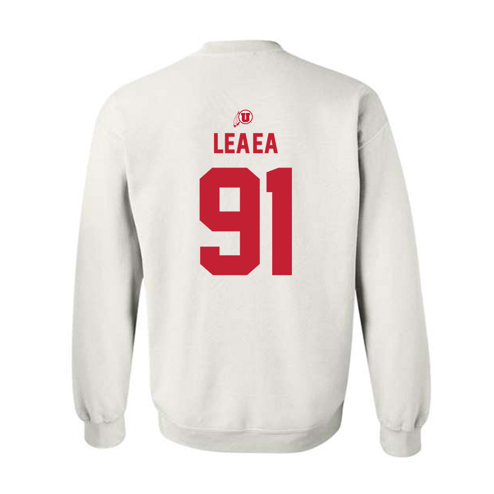 Utah - NCAA Football : Jonah Lea'ea - Classic Shersey Crewneck Sweatshirt