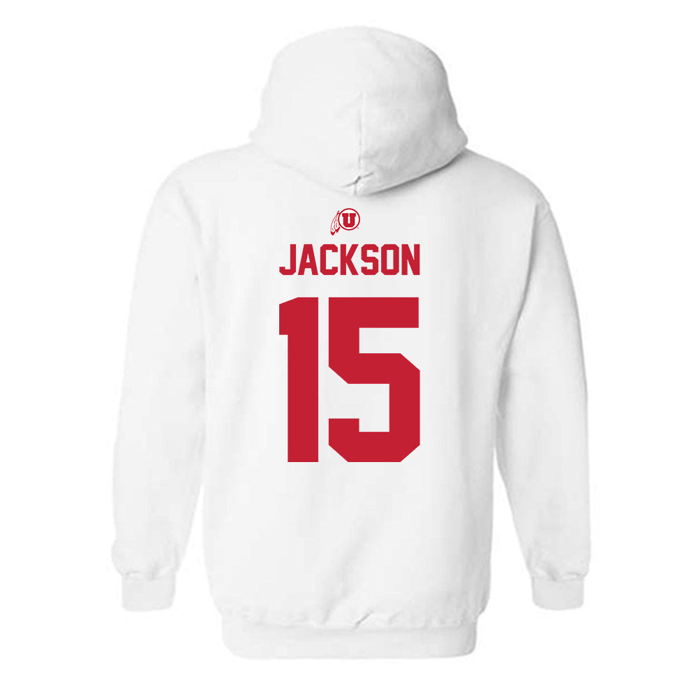 Utah - NCAA Men's Basketball : Alvin Jackson - Classic Shersey Hooded Sweatshirt-1