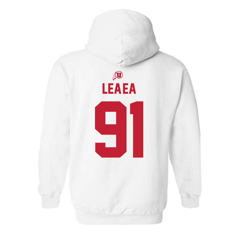 Utah - NCAA Football : Jonah Lea'ea - Classic Shersey Hooded Sweatshirt