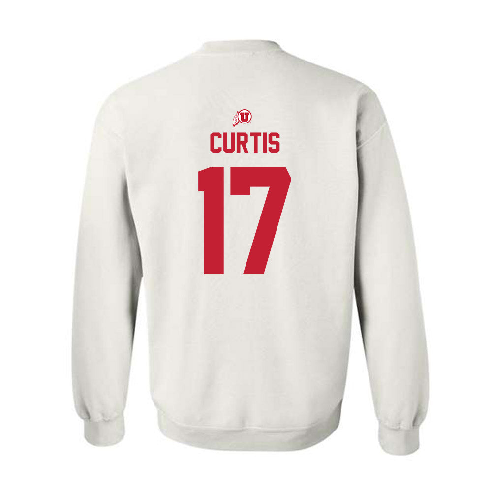 Utah - NCAA Football : Dillon Curtis - Classic Shersey Crewneck Sweatshirt-1