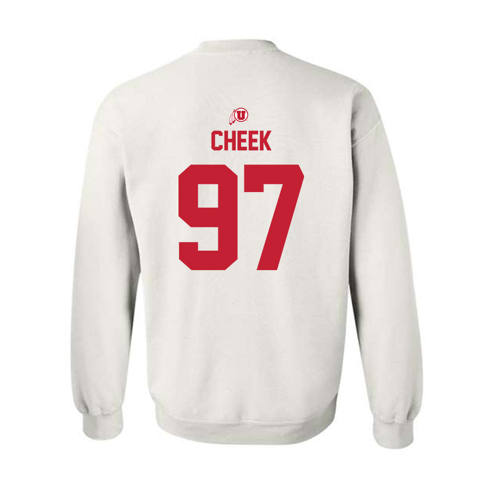 Utah - NCAA Football : Joseph Cheek - Classic Shersey Crewneck Sweatshirt-1
