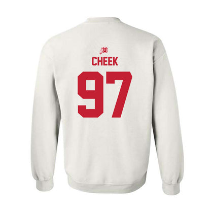 Utah - NCAA Football : Joseph Cheek - Classic Shersey Crewneck Sweatshirt-1