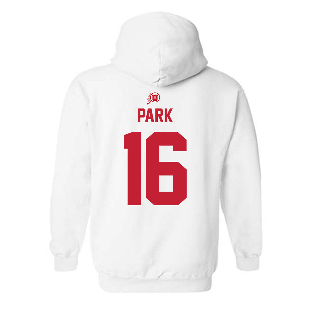 Utah - NCAA Women's Soccer : Rylan Park - Classic Shersey Hooded Sweatshirt-1