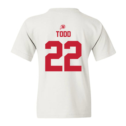 Utah - NCAA Women's Basketball : Ella Todd - Classic Shersey Youth T-Shirt-1