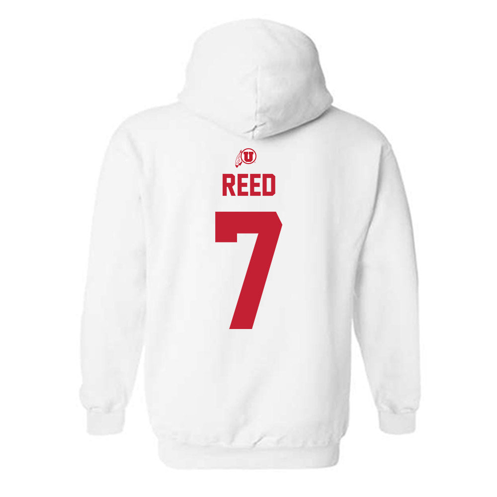 Utah - NCAA Men's Lacrosse : Jordan Reed - Classic Shersey Hooded Sweatshirt-1