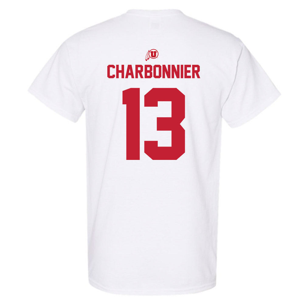 Utah - NCAA Men's Lacrosse : Luc Charbonnier - Classic Shersey T-Shirt-1