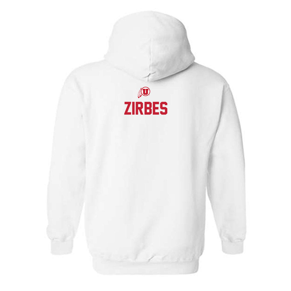 Utah - NCAA Women's Gymnastics : Ella Zirbes - Classic Shersey Hooded Sweatshirt-1