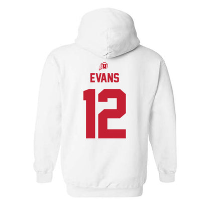 Utah - NCAA Women's Basketball : Chyra Evans - Classic Shersey Hooded Sweatshirt-1