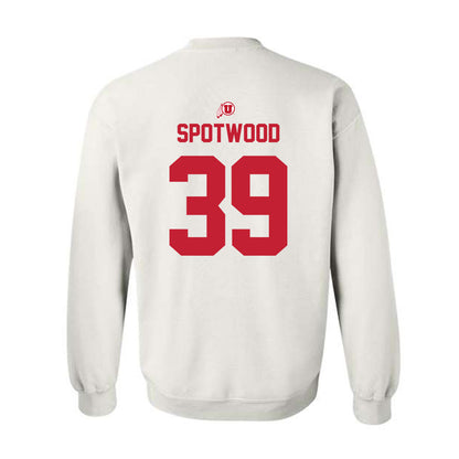 Utah - NCAA Football : Bryan Spotwood - Classic Shersey Crewneck Sweatshirt-1