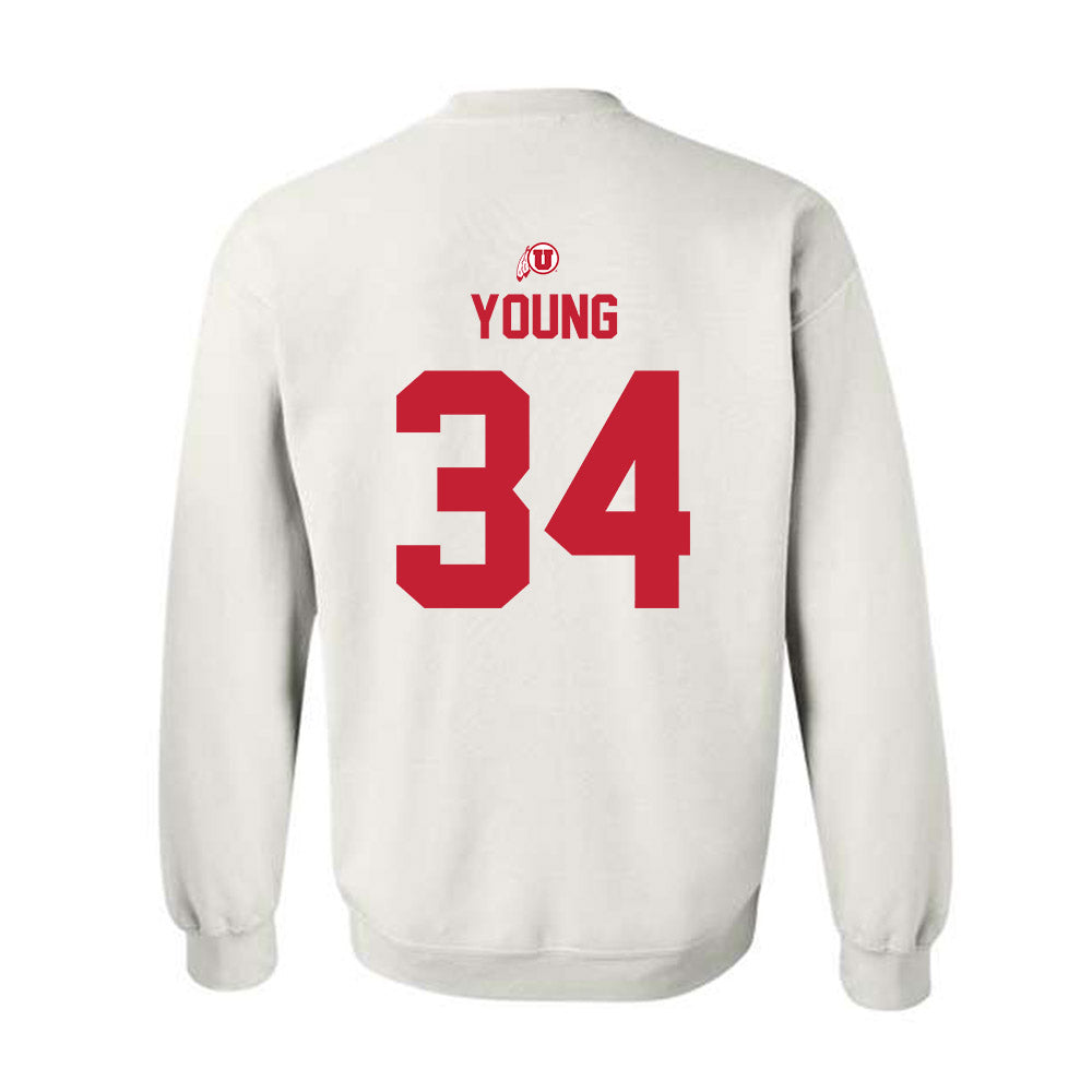 Utah - NCAA Women's Basketball : Dasia Young - Crewneck Sweatshirt