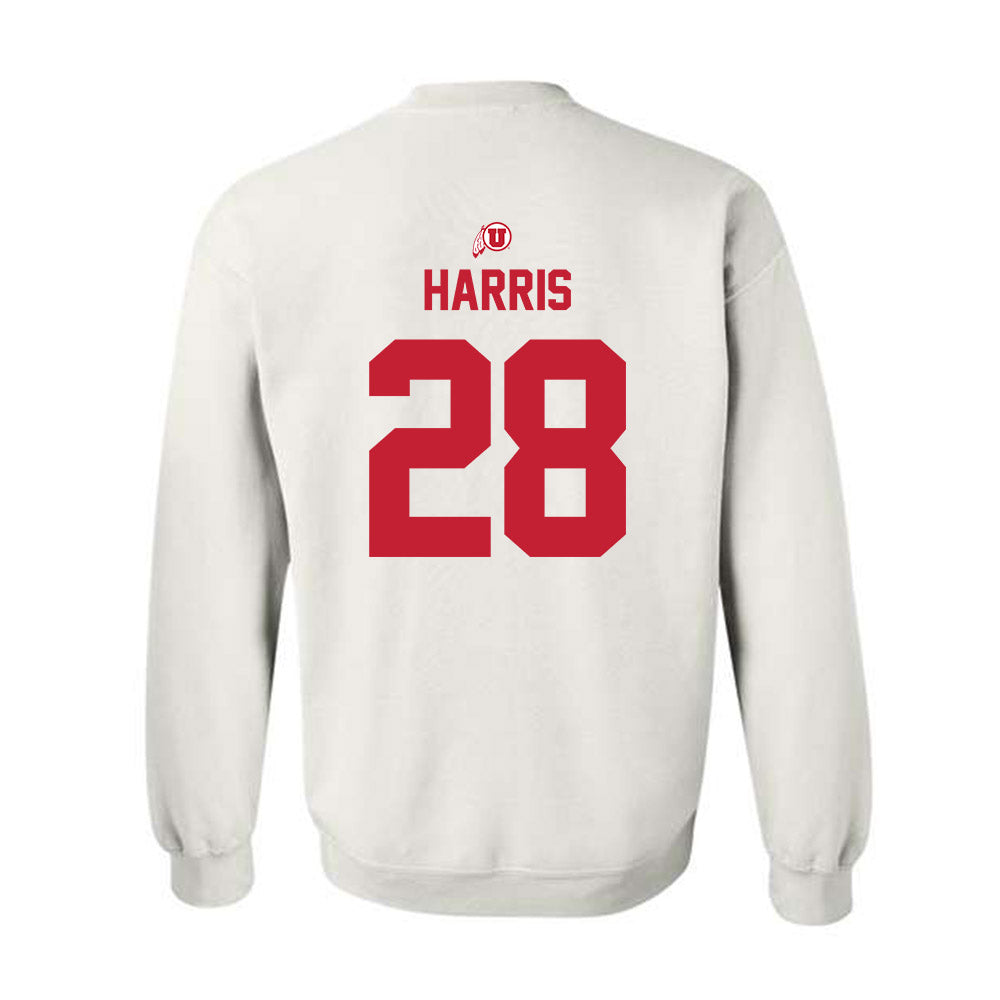 Utah - NCAA Baseball : Jaden Harris - Crewneck Sweatshirt