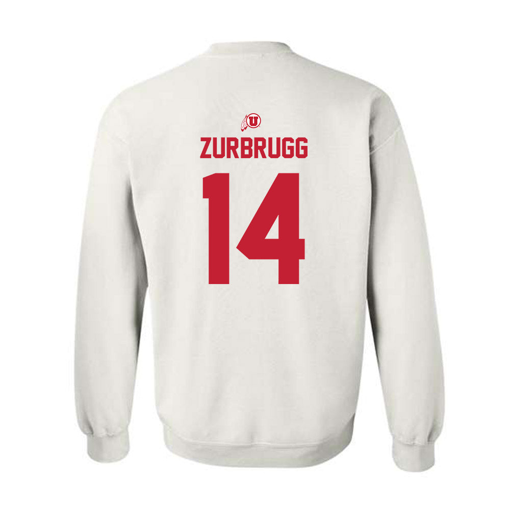 Utah - NCAA Football : Brendan Zurbrugg - Classic Shersey Crewneck Sweatshirt-1