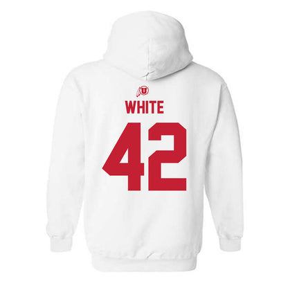 Utah - NCAA Softball : Hailee White - Classic Shersey Hooded Sweatshirt-1