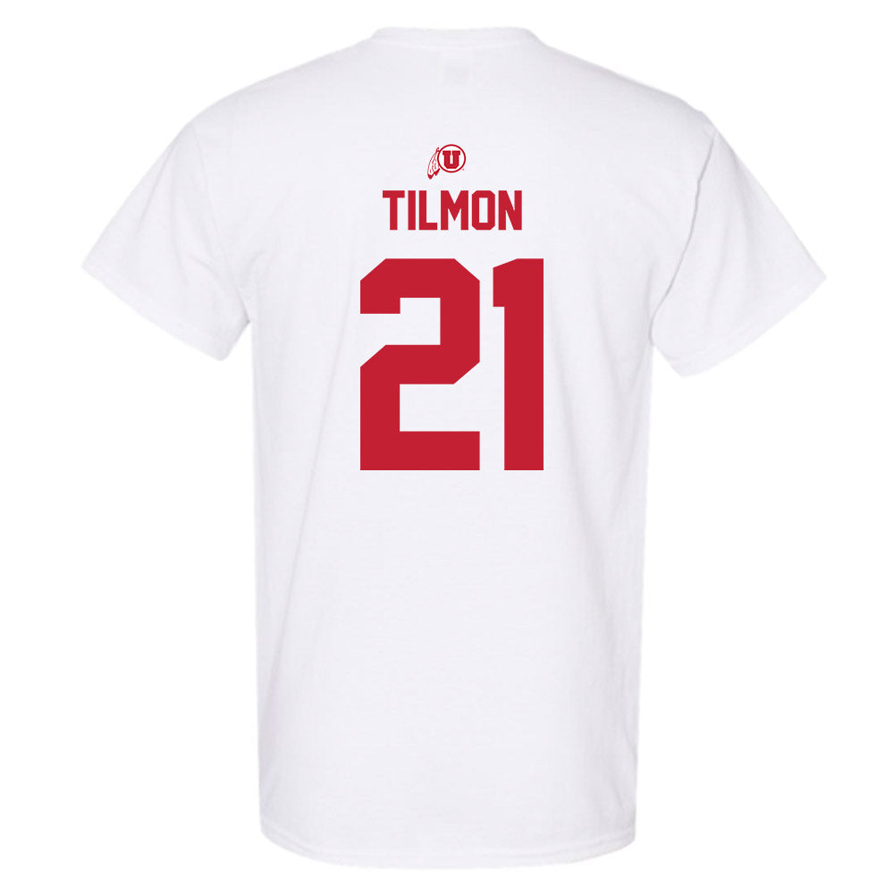 Utah - NCAA Football : Nathan Tilmon - Classic Shersey T-Shirt-1