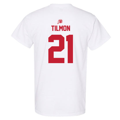 Utah - NCAA Football : Nathan Tilmon - Classic Shersey T-Shirt-1