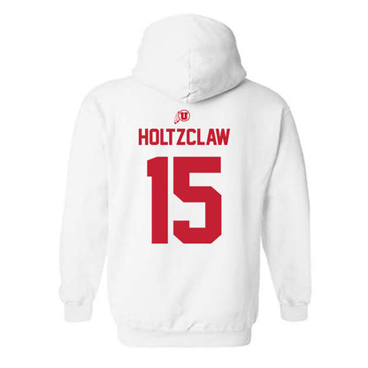 Utah - NCAA Football : Lance Holtzclaw - Classic Shersey Hooded Sweatshirt-1