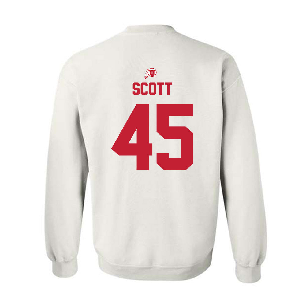 Utah - NCAA Baseball : Griffin Scott - Classic Shersey Crewneck Sweatshirt-1