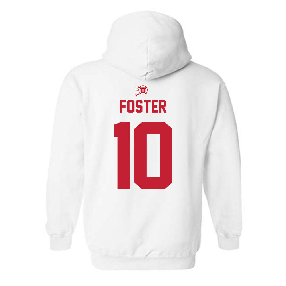 Utah - NCAA Women's Basketball : Grace Foster - Classic Shersey Hooded Sweatshirt-1