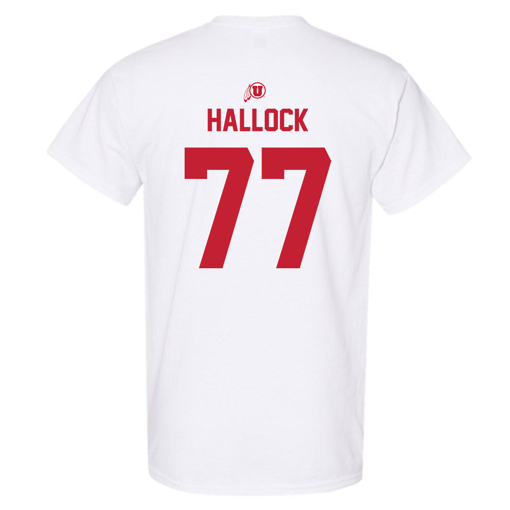 Utah - NCAA Football : Nick Hallock - Classic Shersey T-Shirt-1
