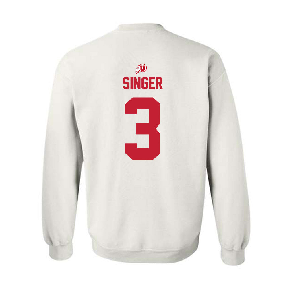 Utah - NCAA Football : Dorian Singer - Classic Shersey Crewneck Sweatshirt