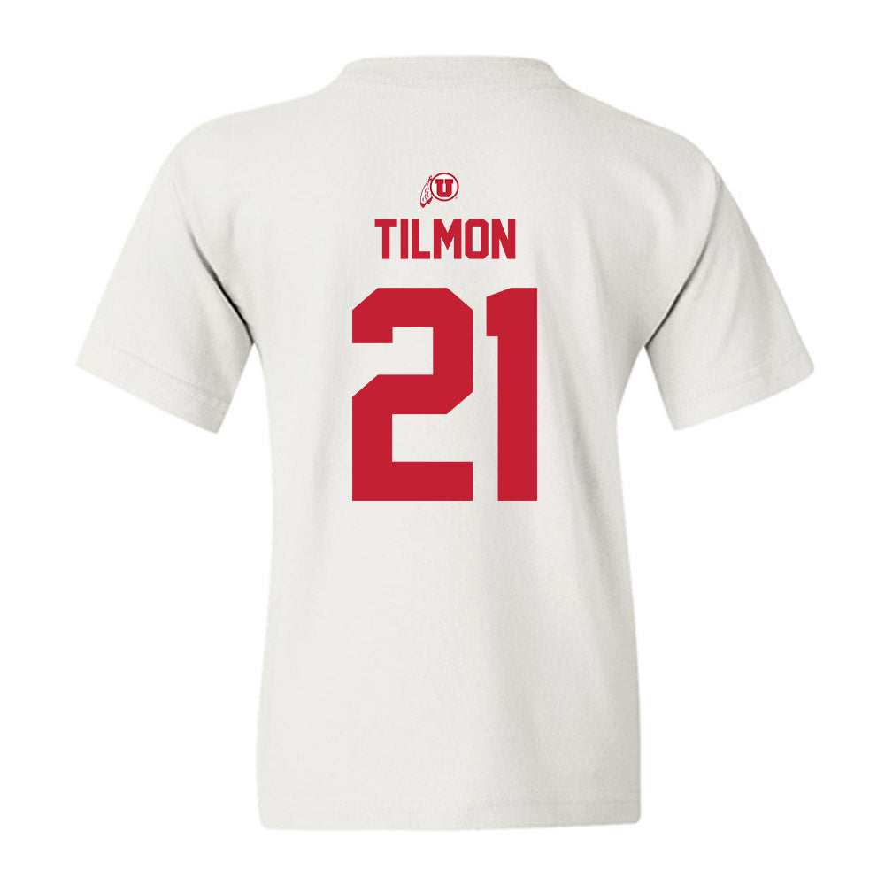 Utah - NCAA Football : Nathan Tilmon - Classic Shersey Youth T-Shirt-1