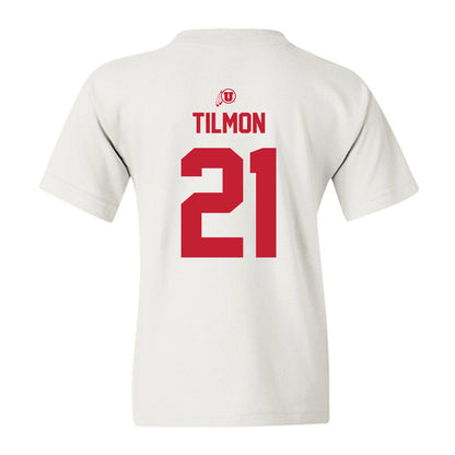 Utah - NCAA Football : Nathan Tilmon - Classic Shersey Youth T-Shirt-1