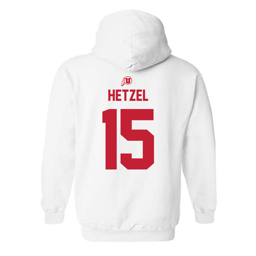 Utah - NCAA Women's Soccer : Ava Hetzel - Classic Shersey Hooded Sweatshirt-1