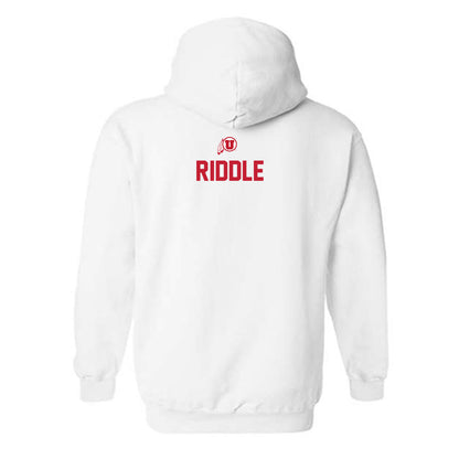 Utah - NCAA Women's Track & Field : Kinzlee Riddle - Classic Shersey Hooded Sweatshirt-1