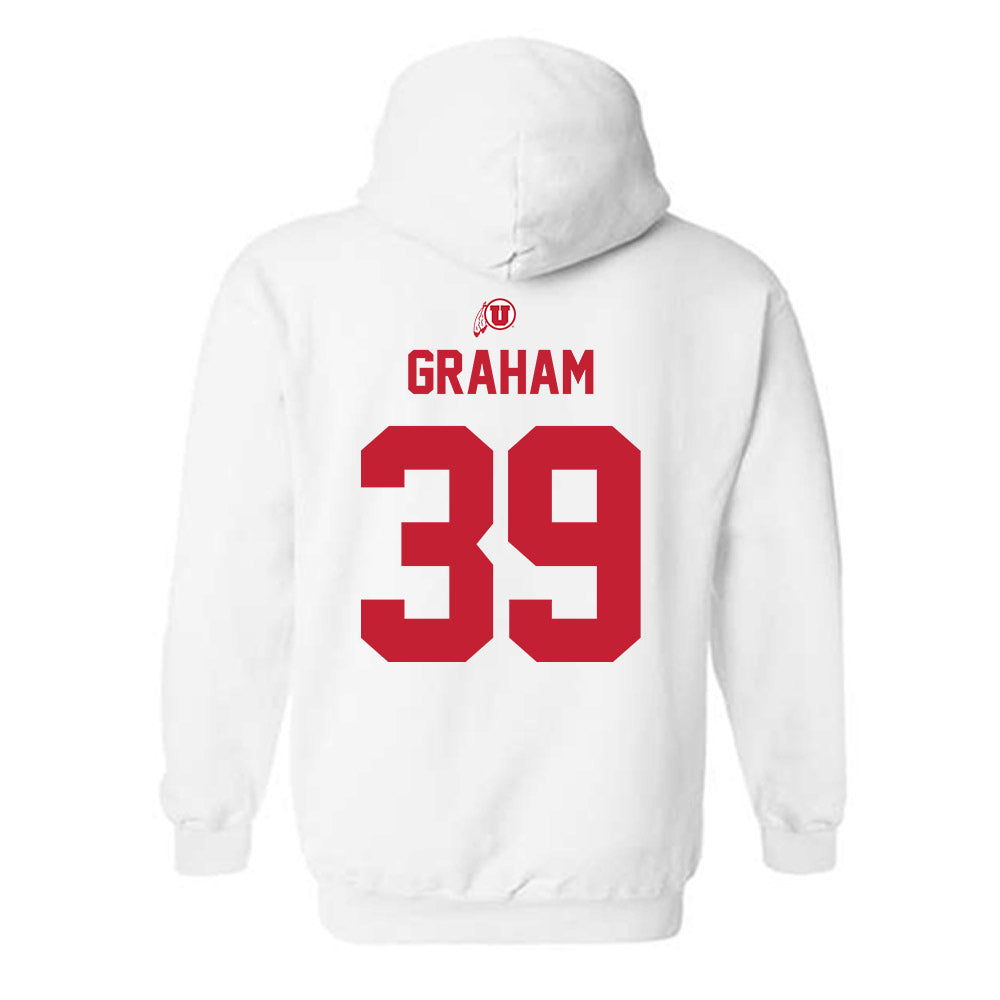 Utah - NCAA Baseball : Seth Graham - Classic Shersey Hooded Sweatshirt-1