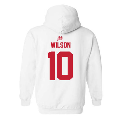 Utah - NCAA Softball : Danika Wilson - Classic Shersey Hooded Sweatshirt-1