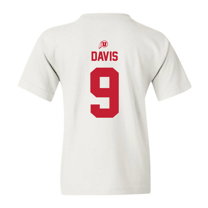Utah - NCAA Football : Elijah Davis - Youth T-Shirt