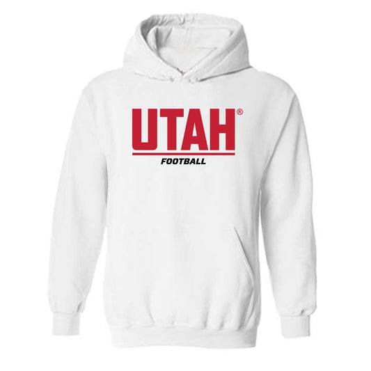 Utah - NCAA Football : Bryce Duke - Classic Shersey Hooded Sweatshirt-0