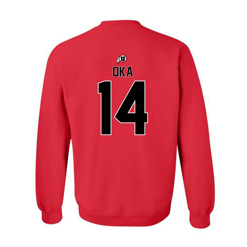 Utah - NCAA Women's Soccer : Julia Oka - Classic Shersey Crewneck Sweatshirt-1