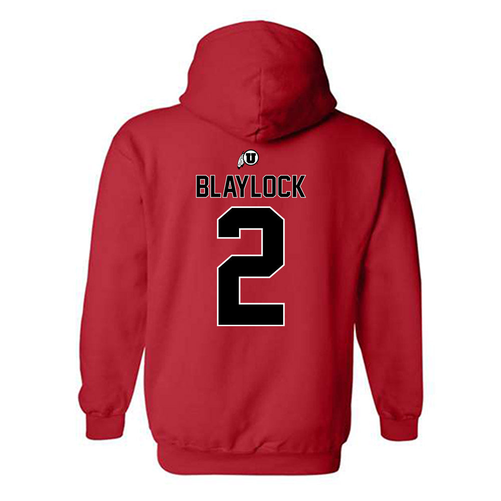 Utah - NCAA Women's Soccer : Callie Blaylock - Classic Shersey Hooded Sweatshirt-1