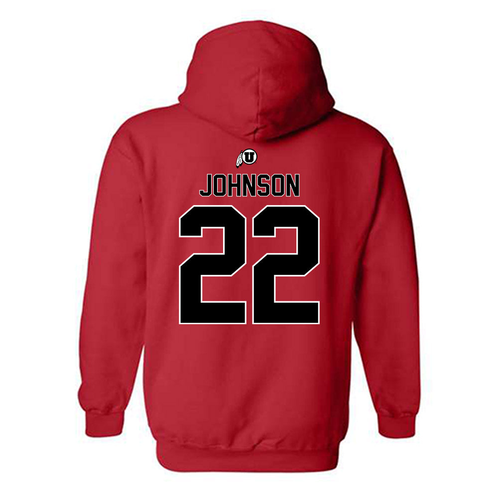 Utah - NCAA Women's Basketball : Jenna Johnson - Hooded Sweatshirt