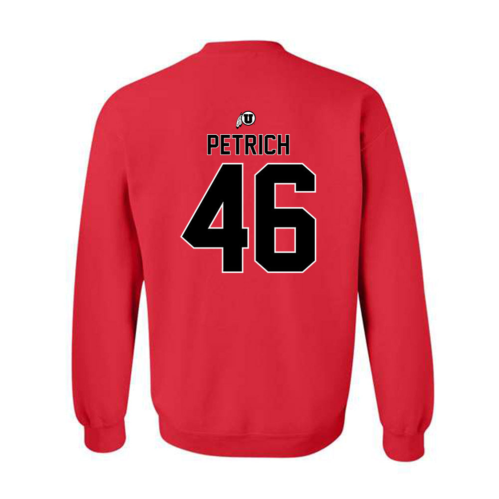 Utah - NCAA Football : Robert Petrich - Classic Shersey Crewneck Sweatshirt-1