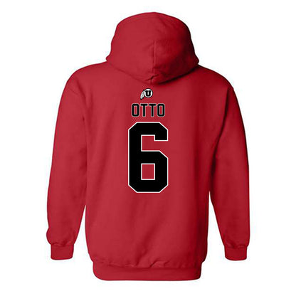 Utah - NCAA Women's Basketball : Evelina Otto - Classic Shersey Hooded Sweatshirt-1