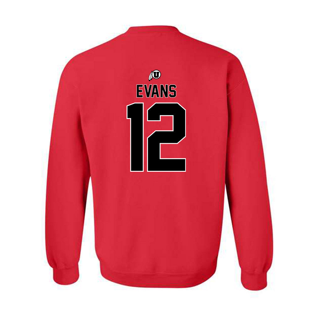 Utah - NCAA Women's Basketball : Chyra Evans - Classic Shersey Crewneck Sweatshirt-1