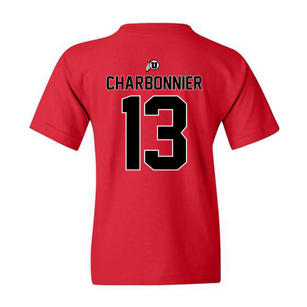 Utah - NCAA Men's Lacrosse : Luc Charbonnier - Classic Shersey Youth T-Shirt-1
