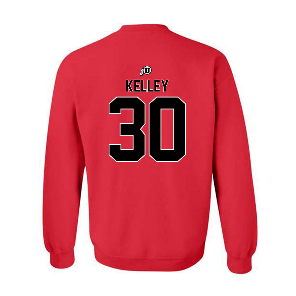 Utah - NCAA Football : Kaden Kelley - Classic Shersey Crewneck Sweatshirt-1