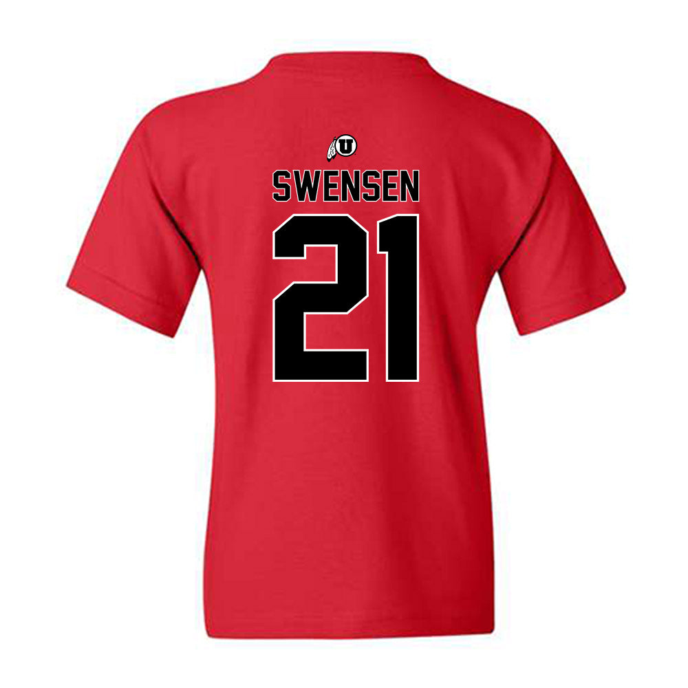 Utah - NCAA Women's Soccer : Ali Swensen - Classic Shersey Youth T-Shirt-1