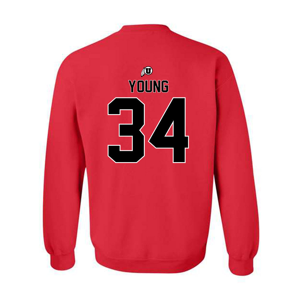 Utah - NCAA Women's Basketball : Dasia Young - Crewneck Sweatshirt